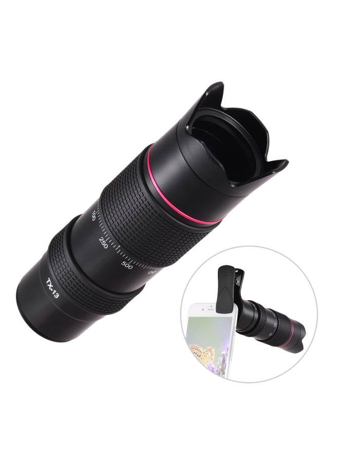 TX-13 12X Ultra HD Monocular Telephoto Lens For Ordro Black