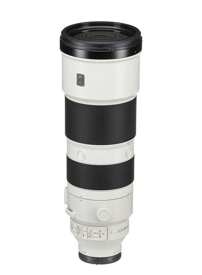 FE 200-600mm F5.6-6.3 G OSS Lens | Super Telephoto Zoom SEL200600G Silver/Black