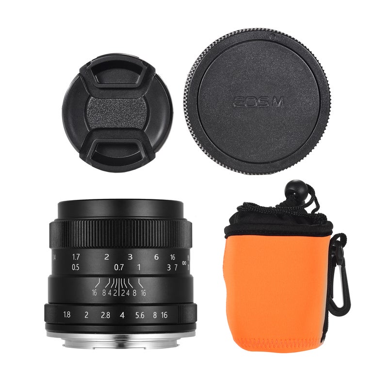 50mm F1.2 Manual Focus Camera Lens For Canon Black