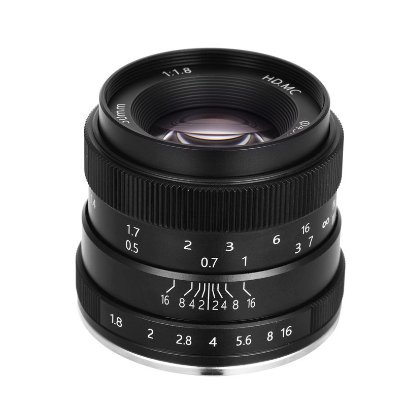 50mm F1.2 Manual Focus Camera Lens For Olympus Panasonic Black