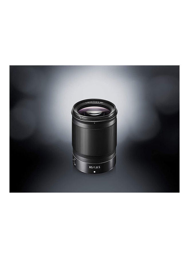 Nikkor Z 85Mm F/1.8 S Portrait Fast Prime Lens For  Mirrorless Cameras Black