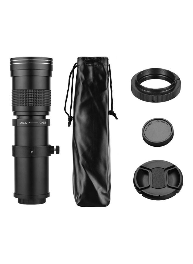 Telephoto Zoom Lens Kit For Sony Alpha-Mount A33/A550/A500 Black