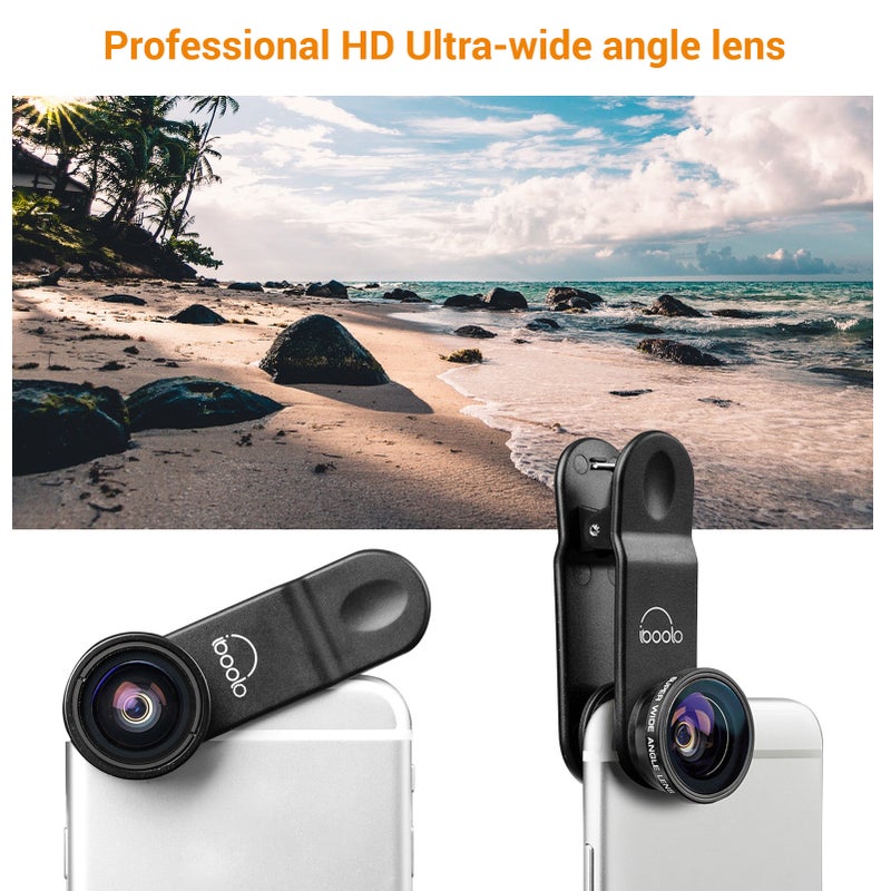 Professional HD 0.3X Ultra-Wide Angle Lens Black