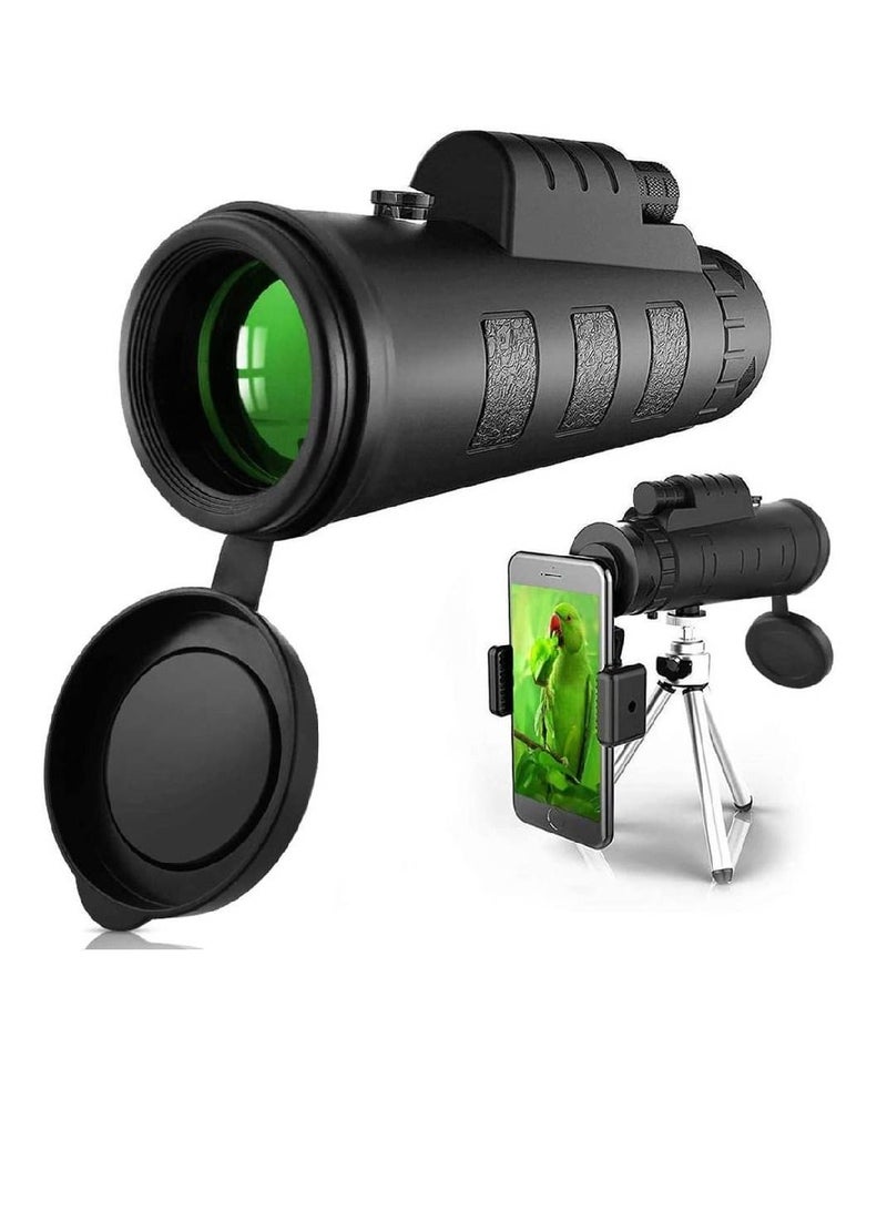 12X50 High Definition HD Long Range High-Quality Telescope with Phone Clip Tripod