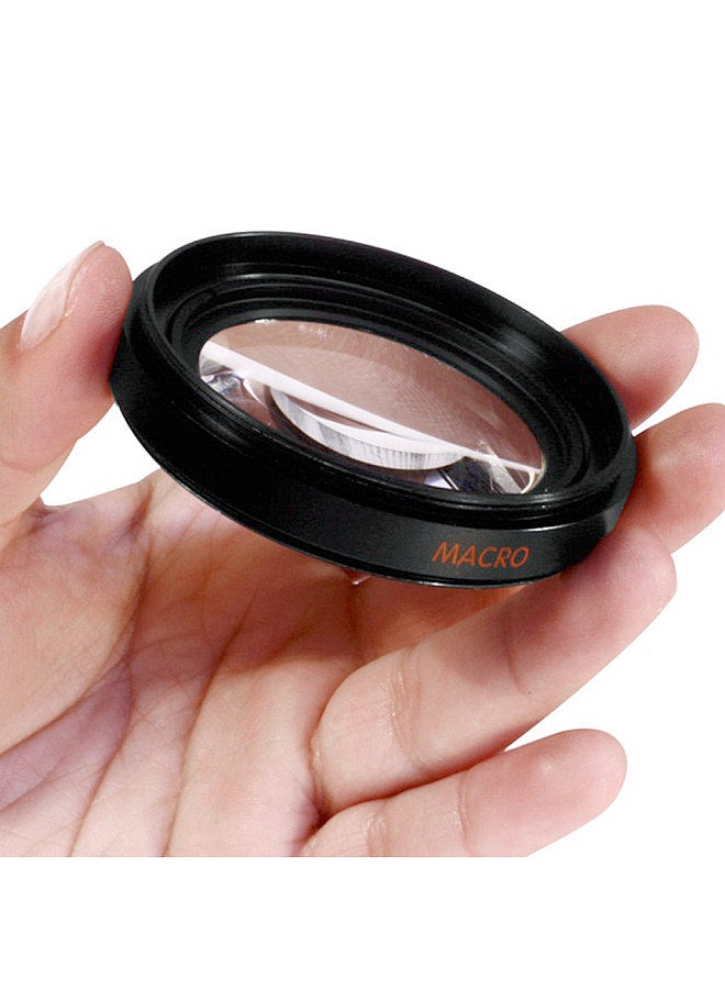 HD 52MM 0.45x Wide Angle Lens with Macro Lens Replacement for Canon Nikon Sony Pentax 52MM DSLR Camera