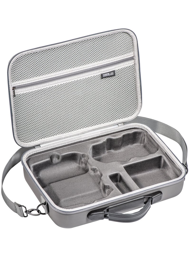 STARTRC Carrying Case For DJI Mini Four Pro Accessories Portable Travel Bag For DJI Mini Four Pro Fly More Combo DJI RC Two Controller Drone Shoulder Bag Gray