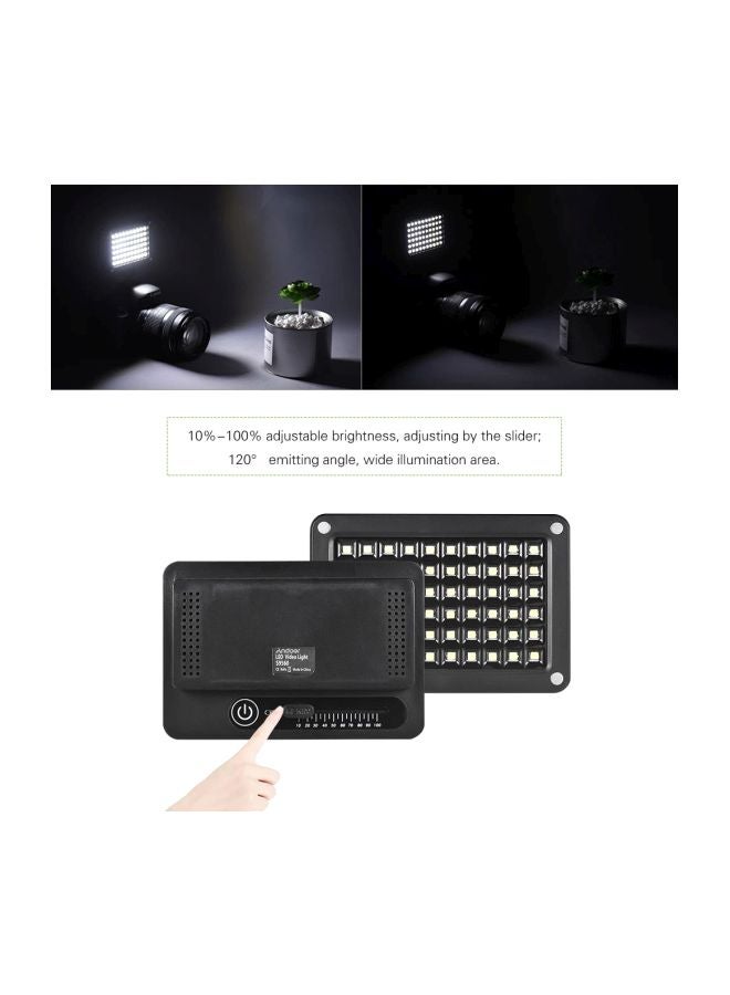 Light Lamp Panel 60 Piece With 2 Fliters For Canon/Nikon/Sony/DSLR Camera Camcorder Black