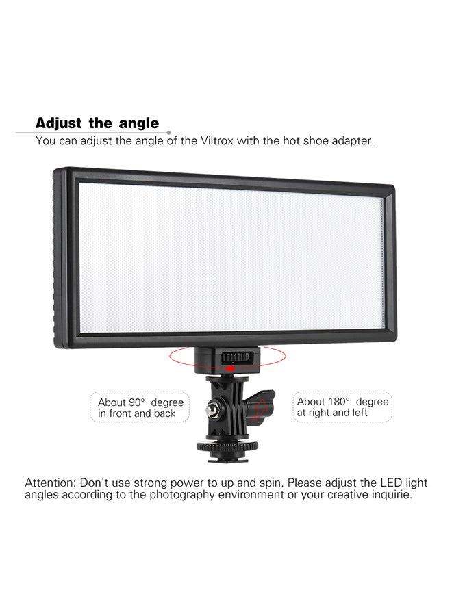 Ultra-Thin Led Video Light Photography Fill Light For Canon Nikon Sony Panasonic DSLR Camera And Camcorder