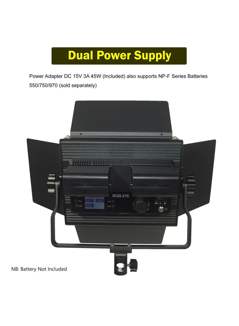 RGB-216 LED Video Light with 200cm Stand