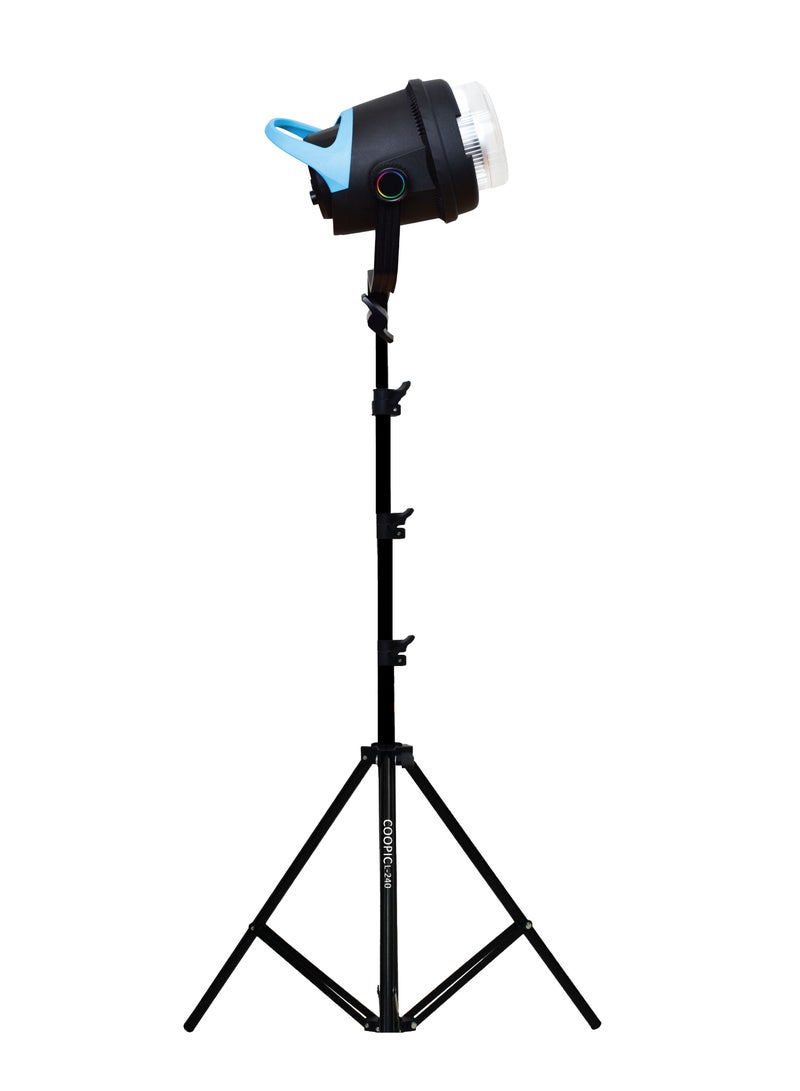 COOPIC IMAX 160PRO Bi-Color 80w Professional Adjustable Continuous LED Light from 2700K-5600K, high CRI, infrared remote control with 240cm lightstand used for any Ocassions Photo/Video Photography