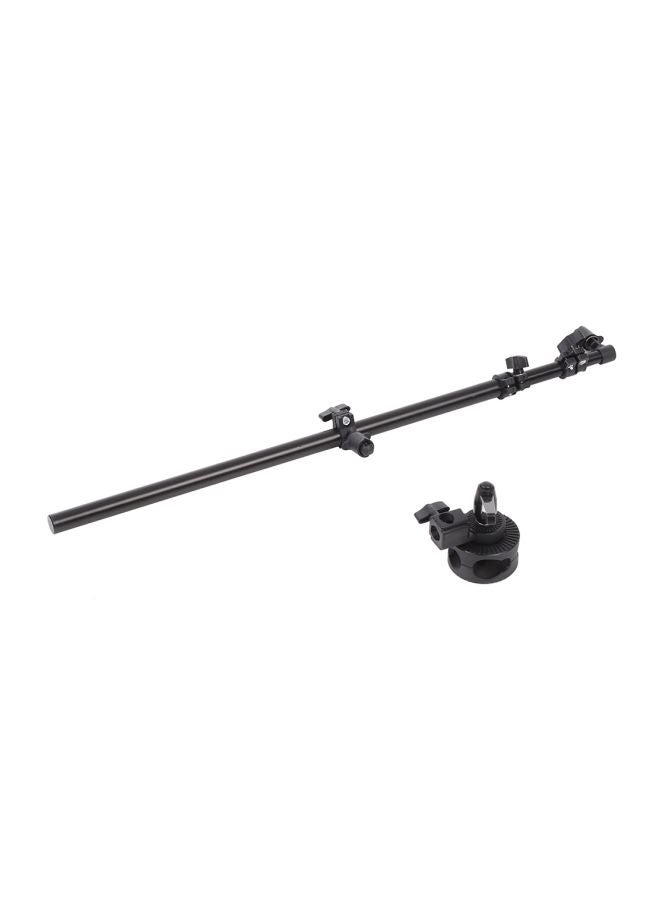 Photography Reflector Diffuser Holder Stand With Clip Flexible Swivel Grip Head Clamp Black