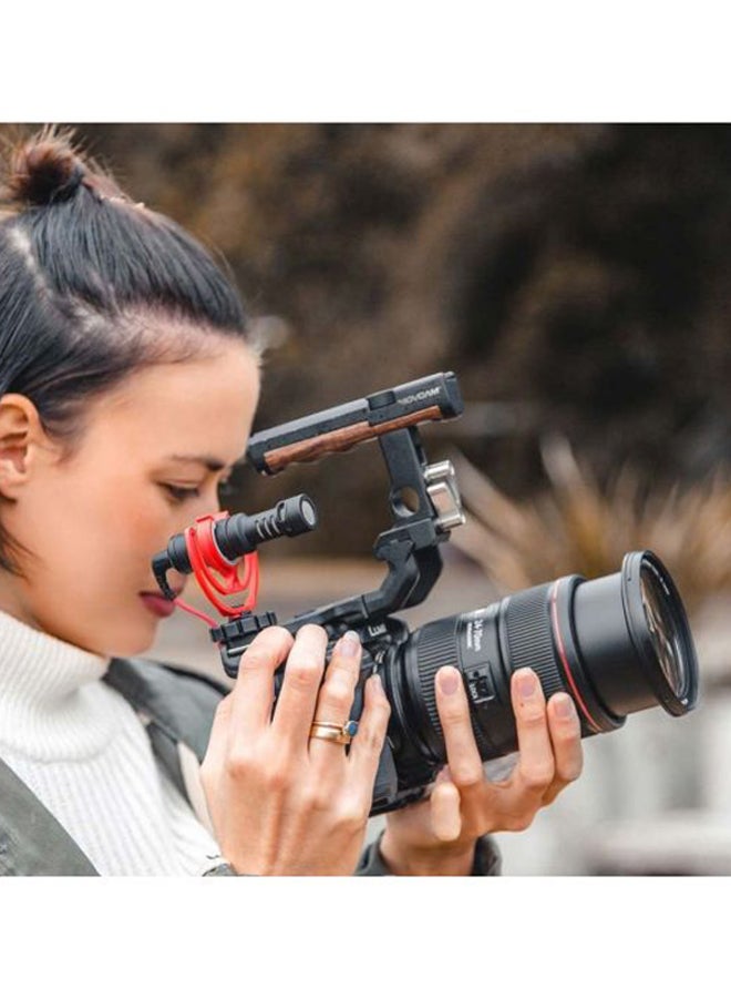 On-Camera Microphone Black/Red