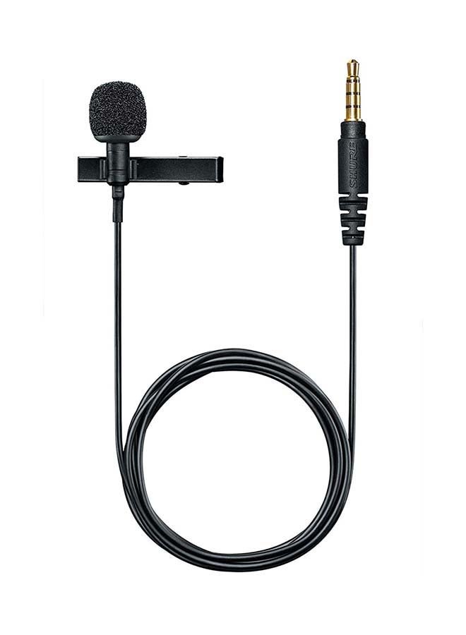 Omnidirectional Condenser Lavalier Microphone MVL-3.5MM Black