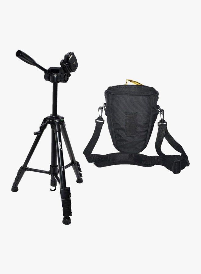 Tripod Bundle Kit For Nikon D7100 D5300 D5200 D5100 D3100 D700 D610 D300 D800 D90 Camera Black