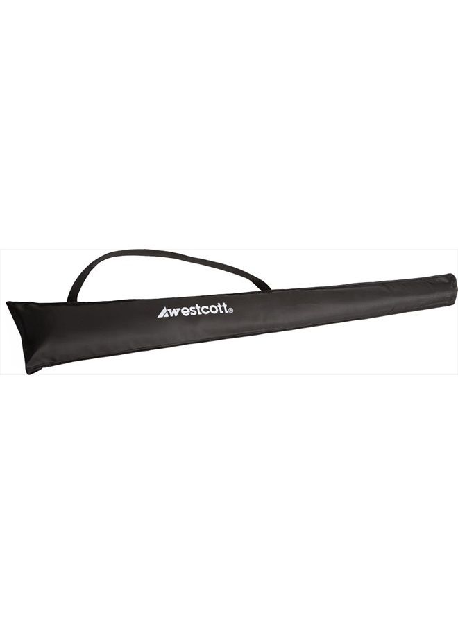 4634 7-Feet White with Black Cover Parabolic Umbrella