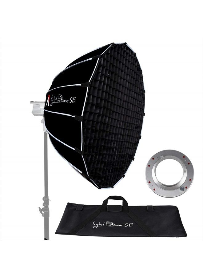 Light Dome SE Portable Softbox Flash Diffuser for Amaran 100D/X 200D/X 600DPro 300DII 300X 120DII Bowens Mount LED Light