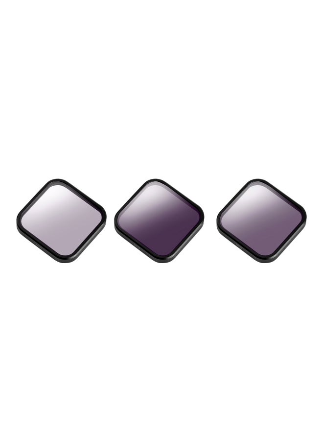 Pack Of 3 Neutral Density Filter Kit Black/Purple