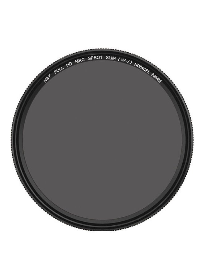 HD MRC Circular ND64+CPL Filter  82mm Black