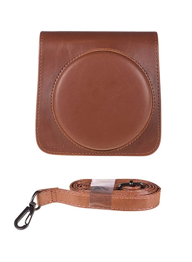Protective Case With Adjustable Strap Brown