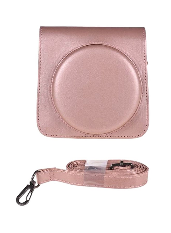 Protective Case With Adjustable Strap Pink