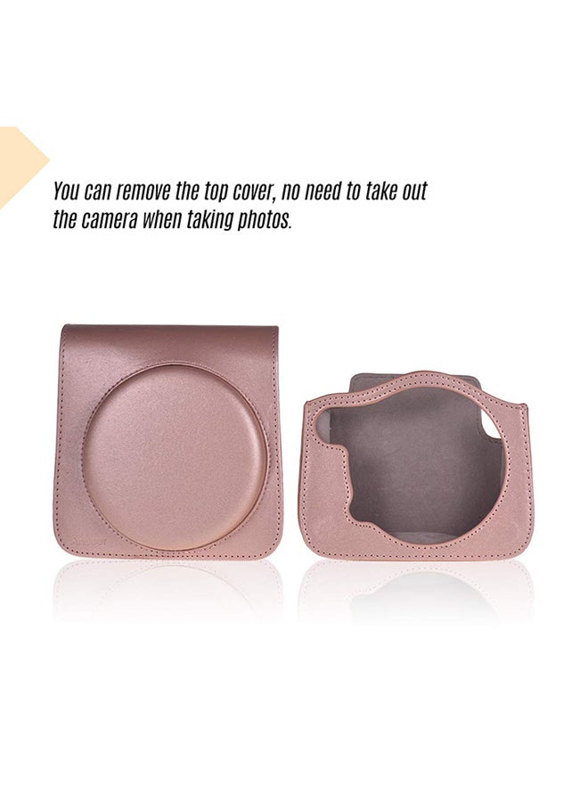 Protective Case With Adjustable Strap Pink