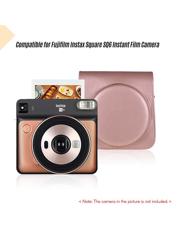 Protective Case With Adjustable Strap Pink