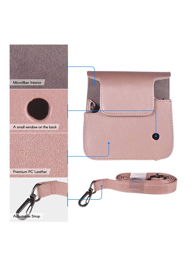 Protective Case With Adjustable Strap Pink