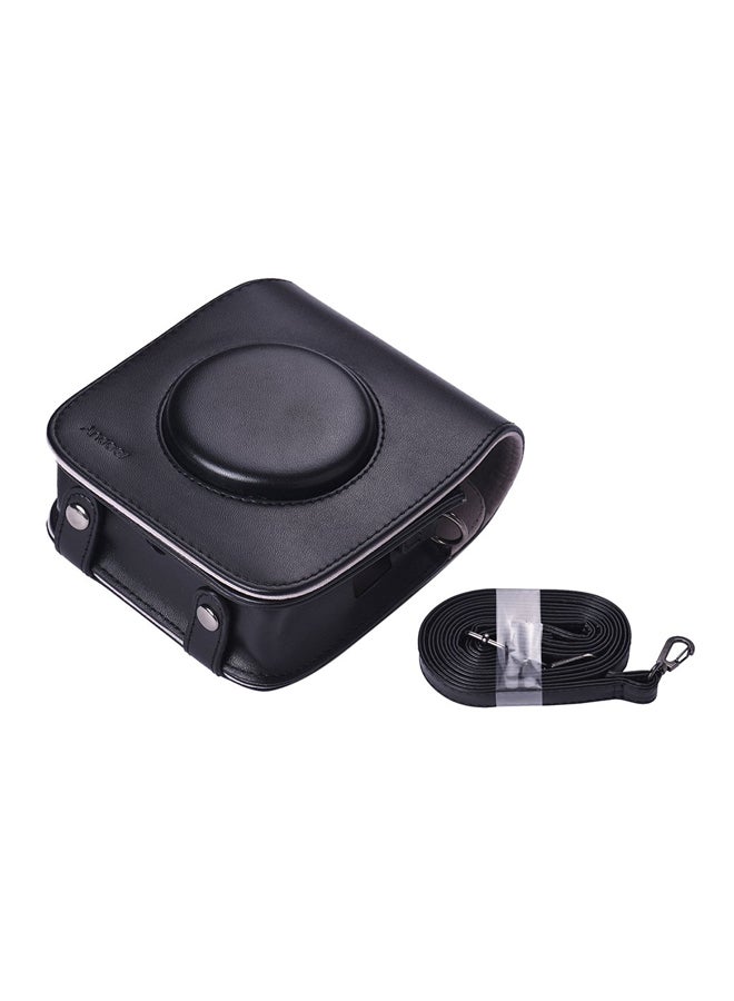 Protective Case With Adjustable Strap Black