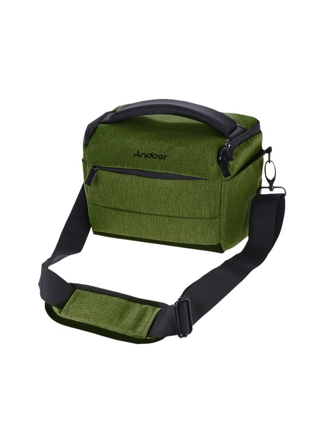 Cuboid Shaped Camera Shoulder Bag Green