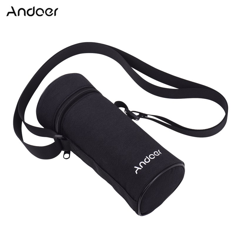 Andoer Camera Flash Light Speedlite Storage Bag Case Shockproof Black
