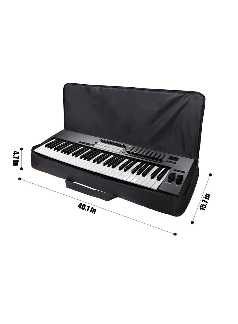 Electronic Organ Piano Cover Padded Case Keyboard Bag Instrument Protective Portable Anti Shock Waterproof 61 Keys