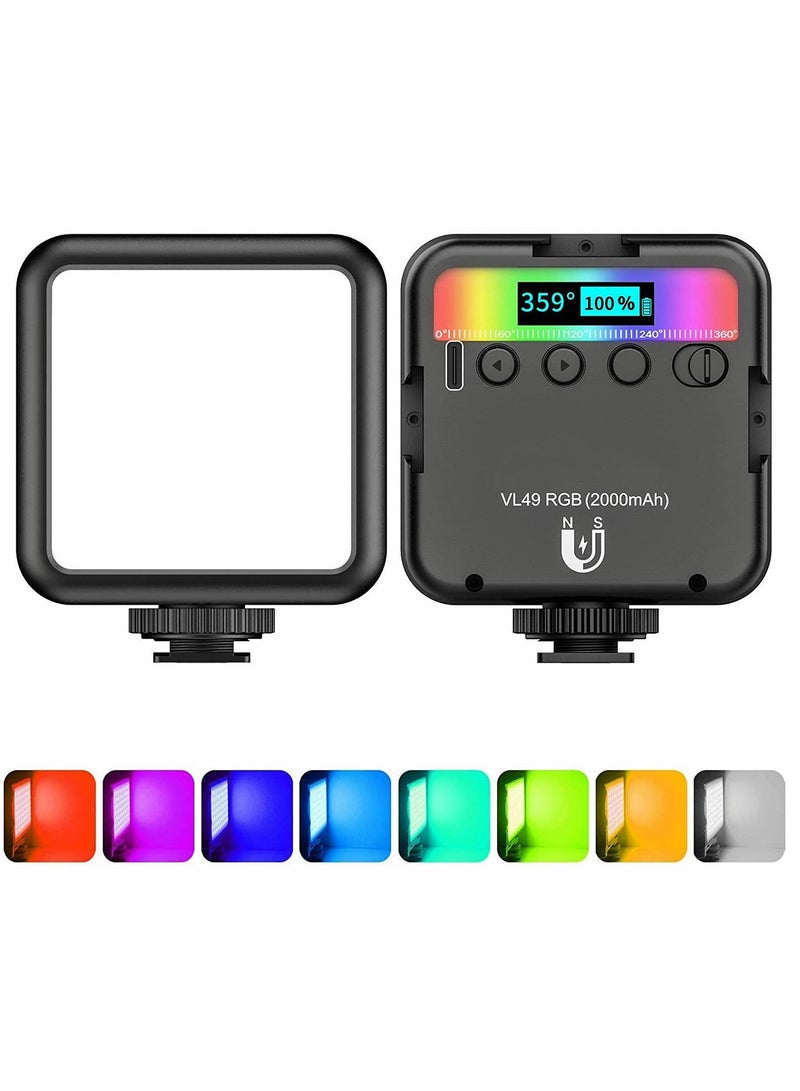 Filmmaking Case, U Rig Pro Smartphone Video Rig, mobile phone handheld recording video shooting live rabbit cage, VL49 RGB Video Lights