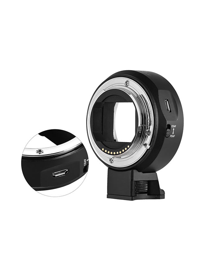 EF-NEX IV Ring High Speed Digital Auto Focus Lens Mount Adapter Black/Silver/White