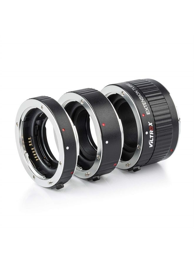 Viltrox Metal Mount Auto Focus Macro Extension Tube Ring Set 12mm 20mm 36mm for Canon EF & EF-S Lens DSLR Camera 760D 700D 90D 80D 70D 5D 6D 7D 1300D Rebel T6 T7 T5 T8i T7i T6i T6s T5i T4i SL3