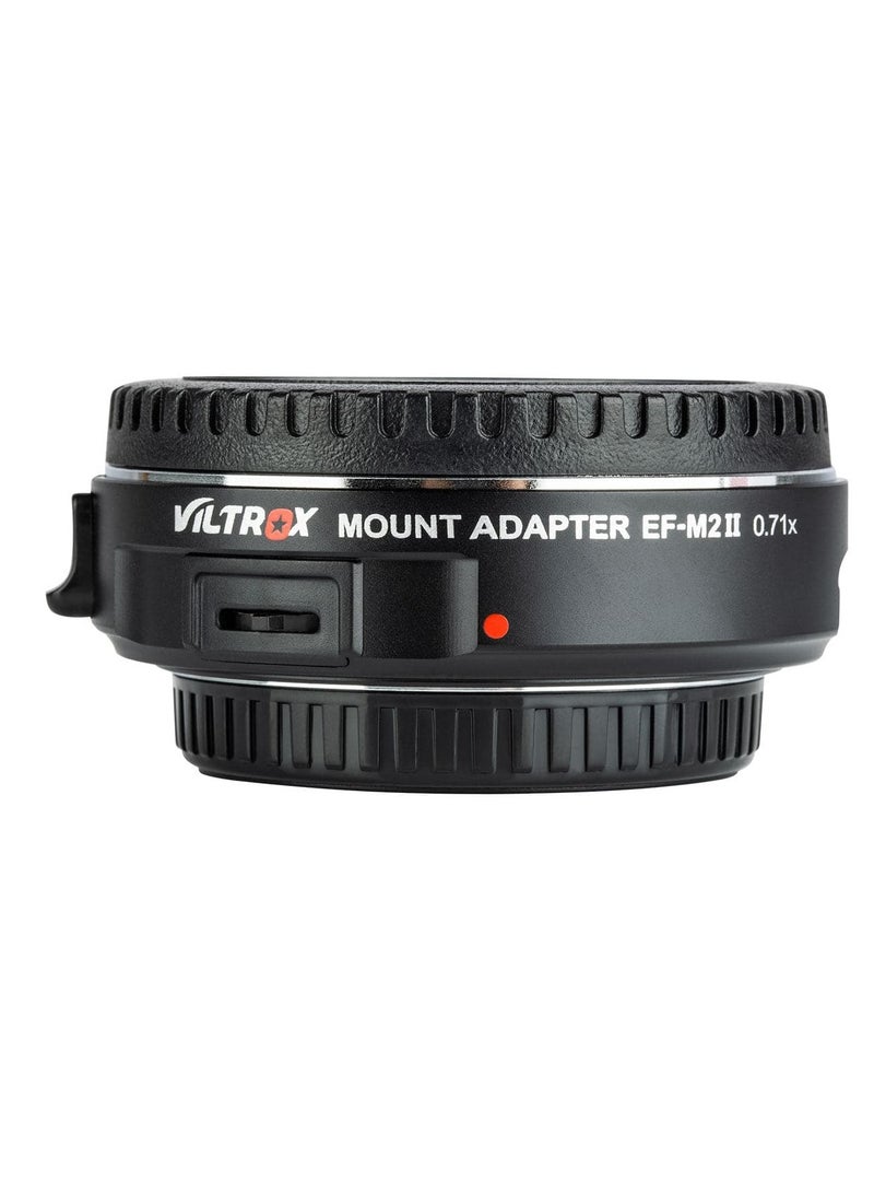 Viltrox EF-M2 II Canon EF Lens to Micro Four Thirds Camera Mount Adapter