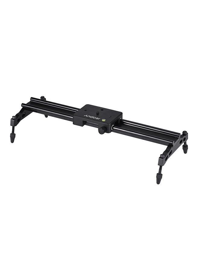 Portable Camera Track Dolly Slider Stabilizer Rail System Black