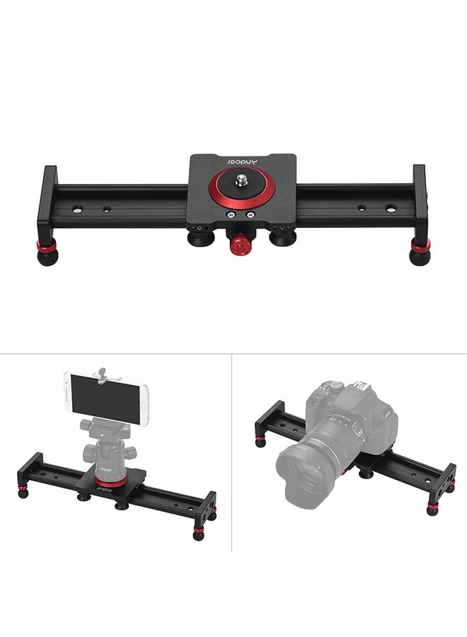 Aluminum Alloy Camera Track Slider Video Stabilizer Black