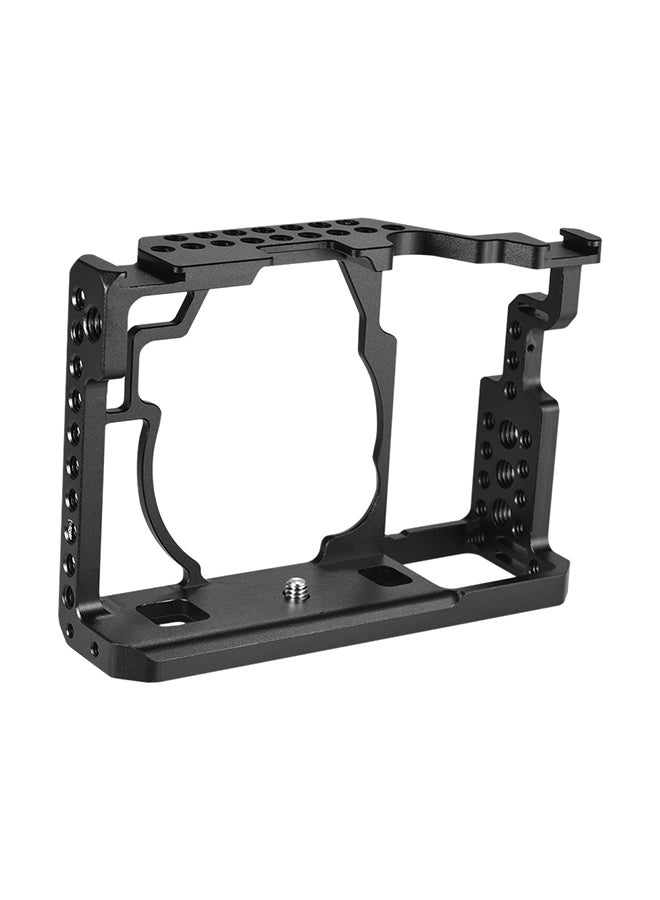 Camera Cage Video Making Stabilizer With Cold Shoe Mount For Sony A7/A7R/A7S Black