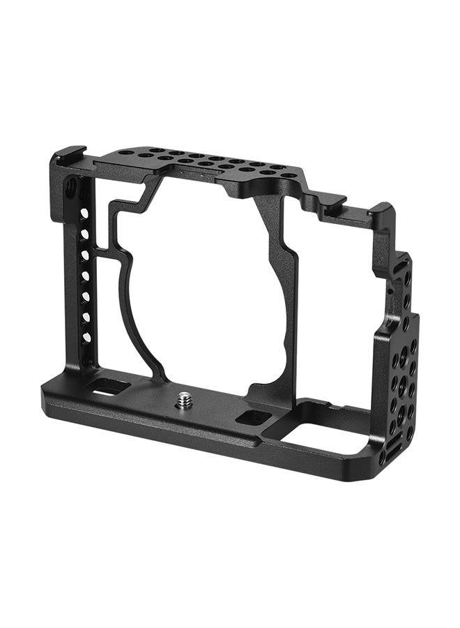 Camera Cage Video Making Stabilizer With Cold Shoe Mount For Sony A7/A7R/A7S Black