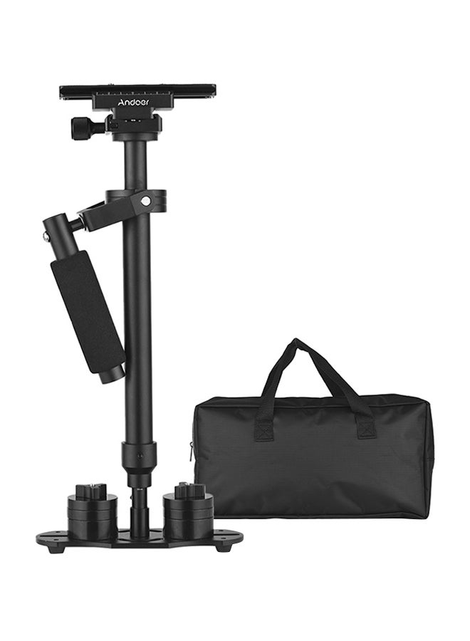 Adjustable Handheld Camera Gimbal Stabilizer Black