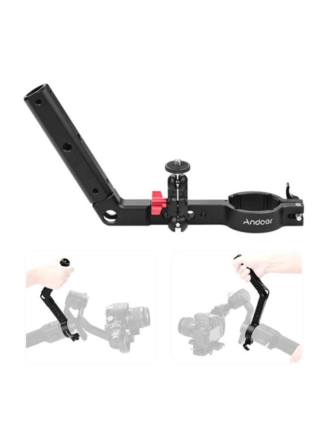 Handle Hand Grip Extension Rod Holder Gimbal Stabilizer Black