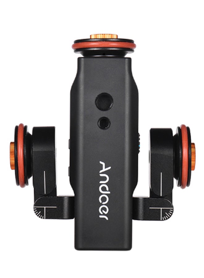 1800.0 mAh Motorized Camera Video Dolly With Scale Indication Electric Track Slider Black/Orange/Silver