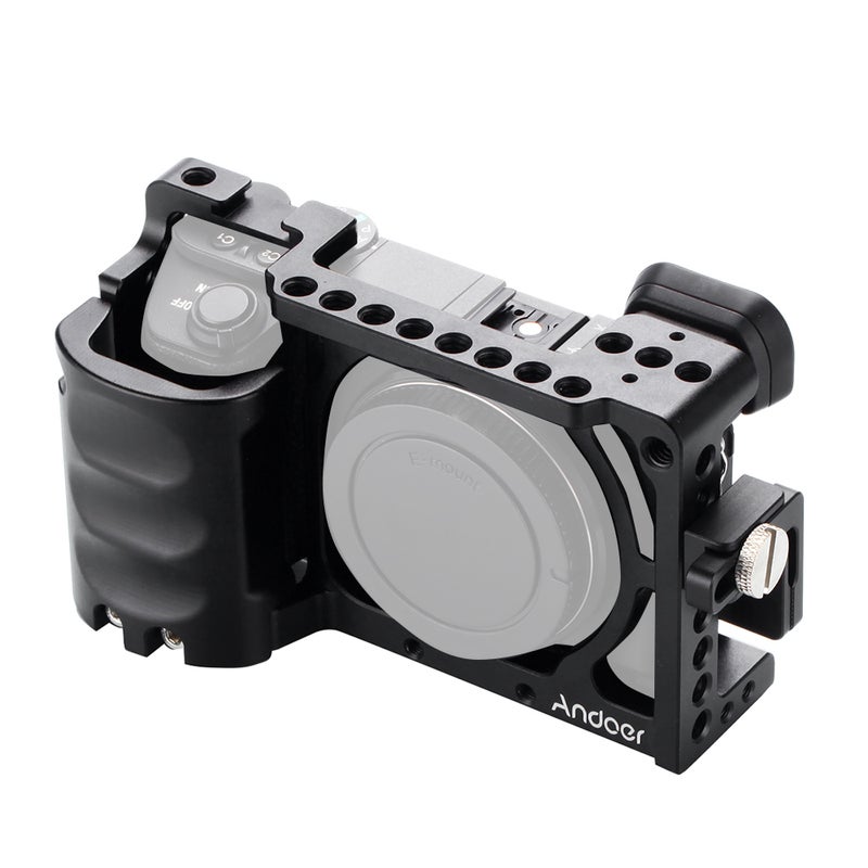 Protective Hand Grip Video Camera Cage Black