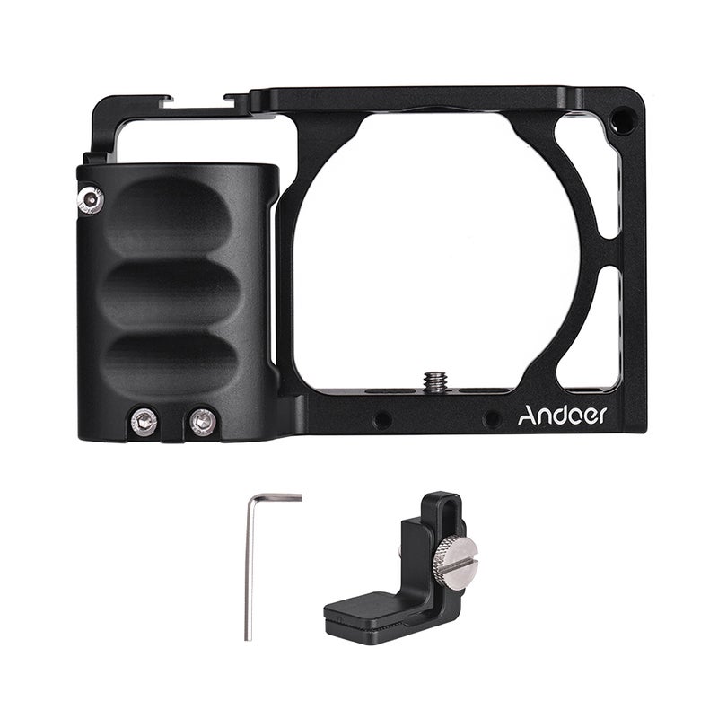 Protective Hand Grip Video Camera Cage Black