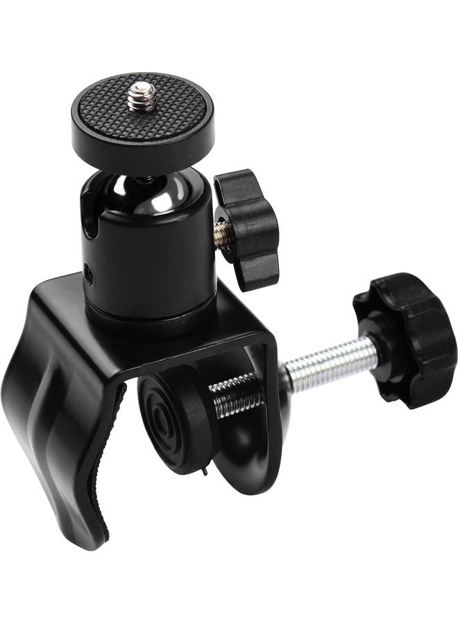 Super Mount U Shaped Fixing Clamp With Rotatable Ball Head Black