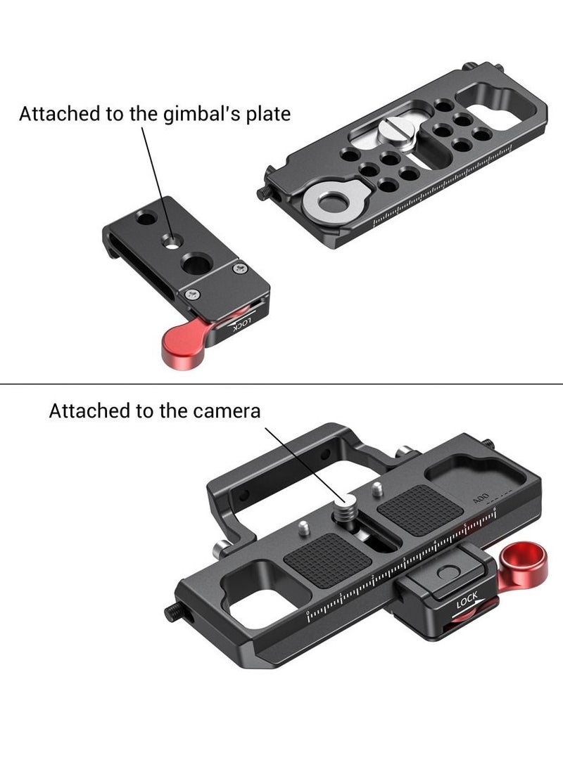 SmallRig BSS2403 Offset Kit for BMPCC 4K/6K and Ronin S Crane 2 Moza Air 2