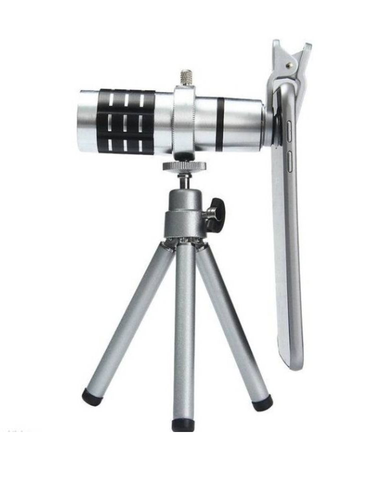 Aluminum Cellphone Mobile Phone Lens 12X Zoom Telescope Camera For Android And Iphone