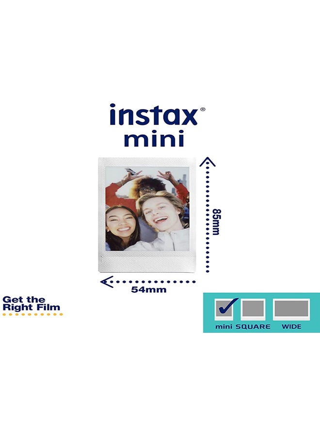 Instax Mini Instant Film Pack Of 5 x 10 Sheets White