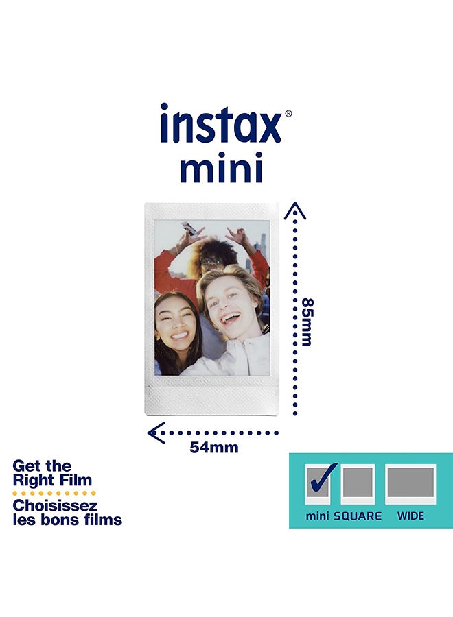 Instax Mini Instant Film 20 Sheets Pack For Instax 8/7s White White