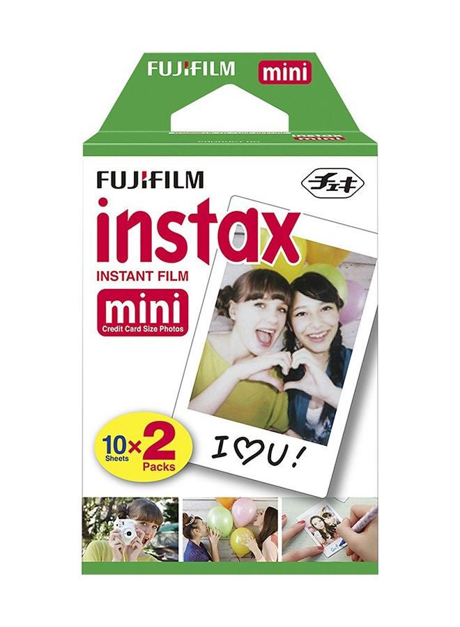 Instax Mini Film - 2 Pack Green/Blue/Red